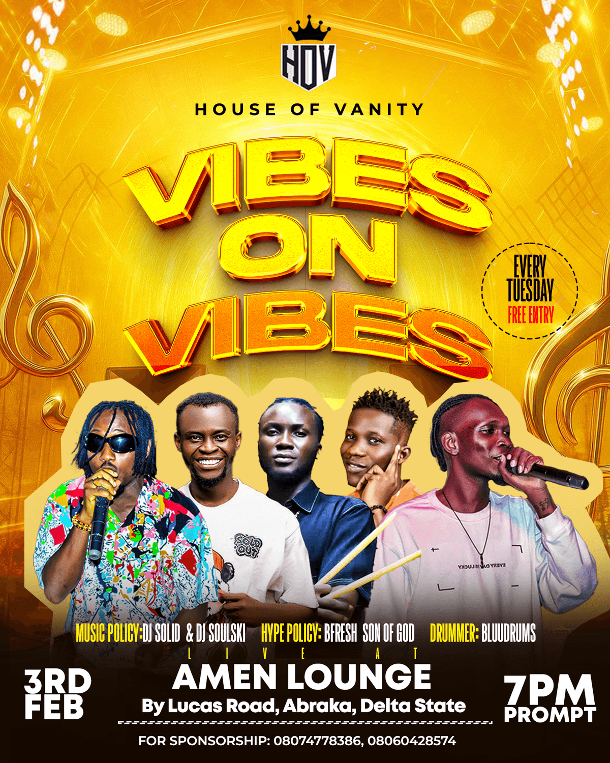 VANITY Feb 3rd